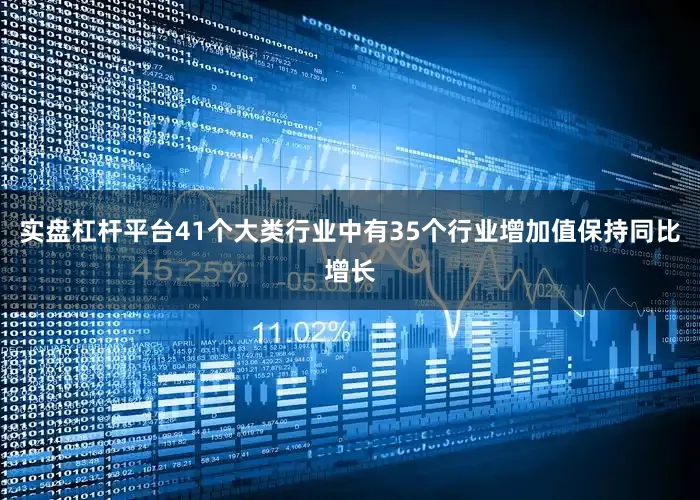 实盘杠杆平台41个大类行业中有35个行业增加值保持同比增长